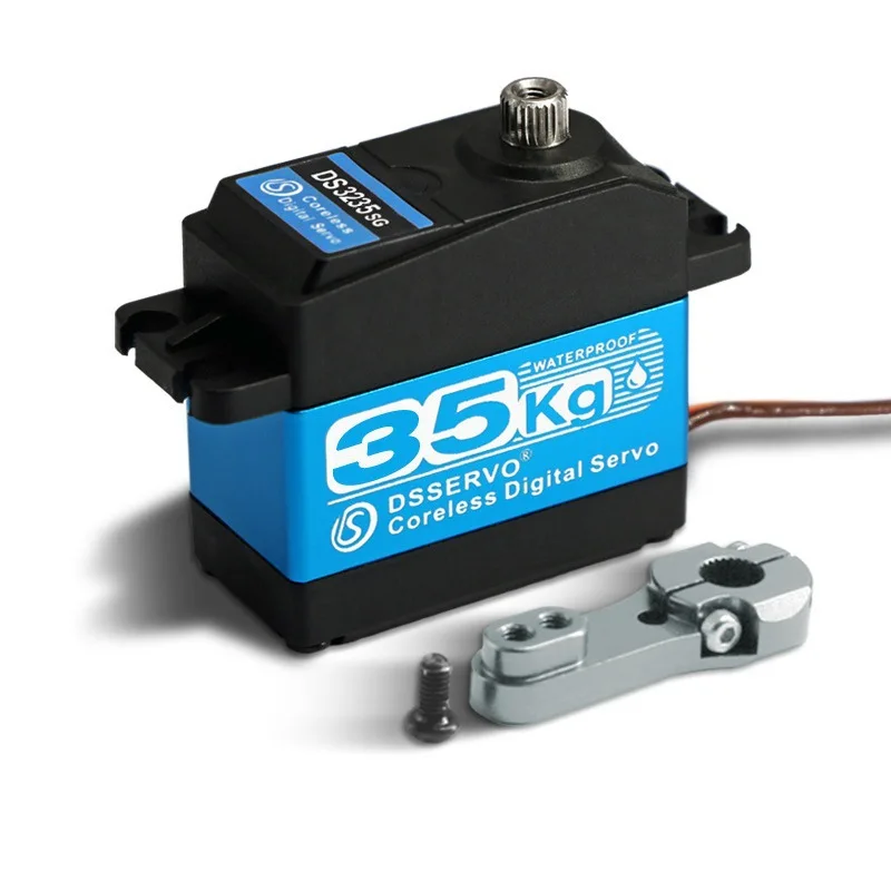 35kg ds3235sg motor coreless de alto torque servo engrenagem de metal digital e servo de engrenagem de aço inoxidável para arduino robótico diy modo rc
