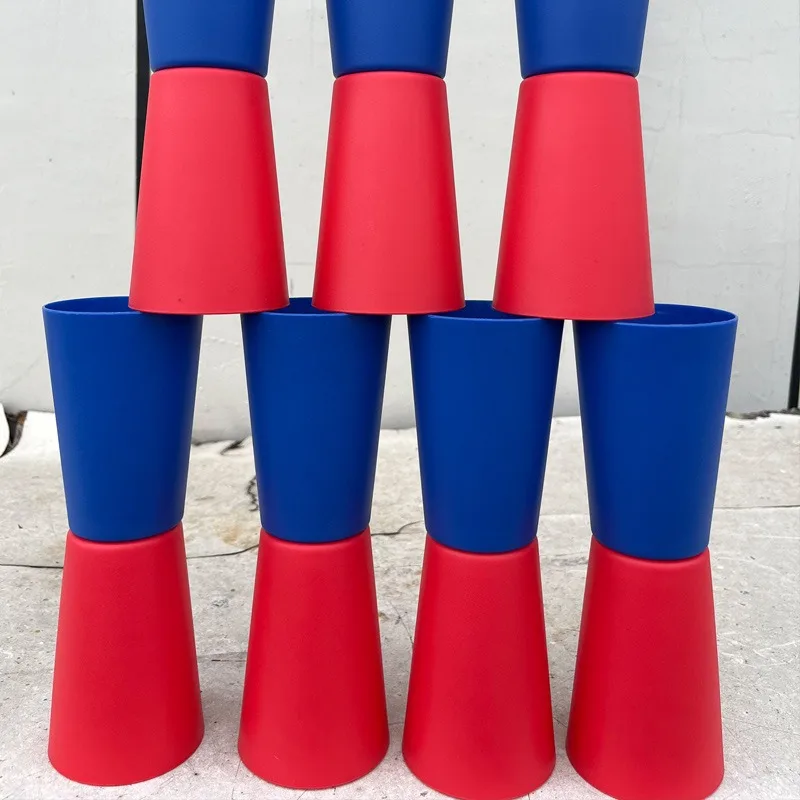 Plastic Flip Cup Shuttle Run Behendigheid Kegel Rugby Behendigheid Buitensportspellen Explosieve Training Basketbal Training Voetbal