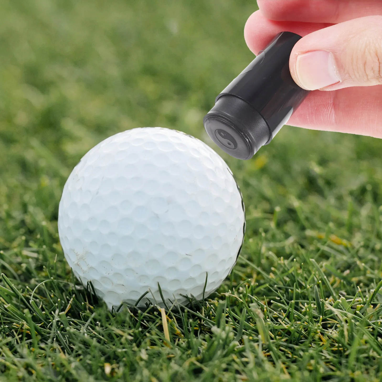 

Golf Ball Stamper Portable Plastic Quick-Dry Durable Marker Tool for Ball Marking Reusable Stamper Long-Lasting