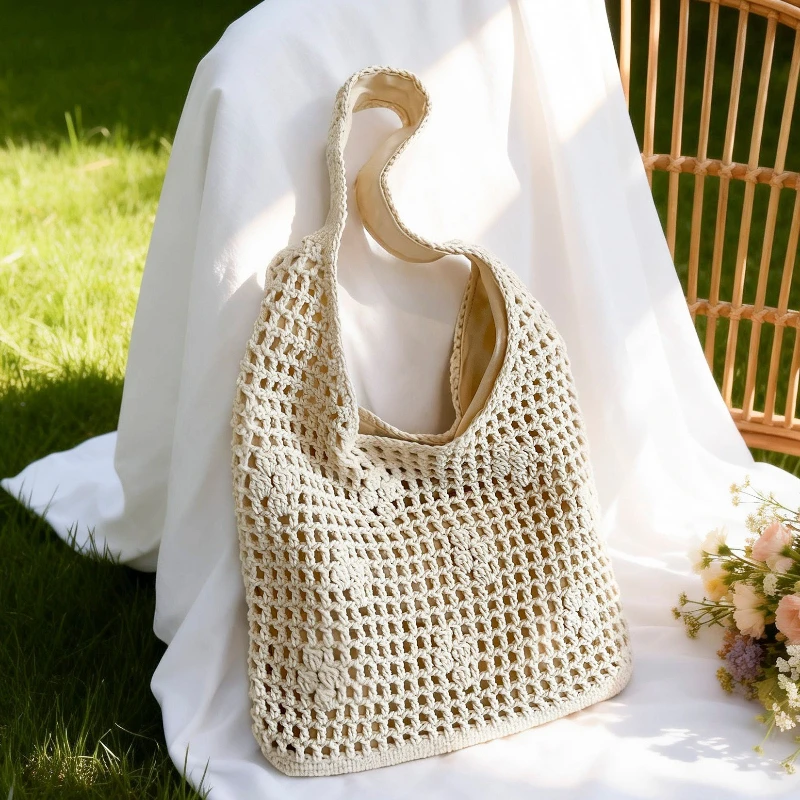 

Новые плетеные сумки через плечо для женщин: модные и универсальные пляжные сумки ручной работы из соломы для отпуска и повседневного использования