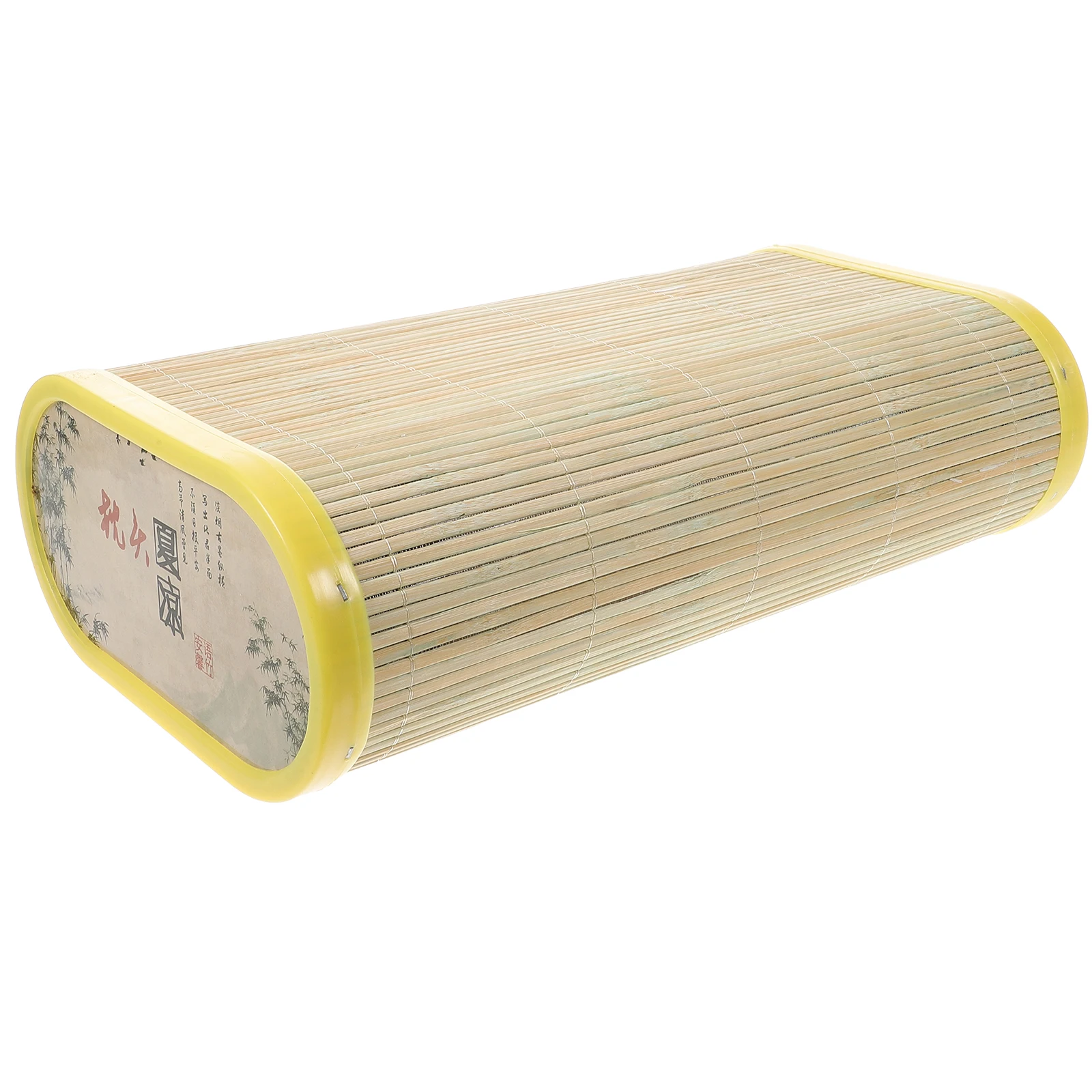 

Bamboo Pillow for Neck and Lumbar Support Cervical Orthopedic Sleeping Pillow Breathable Cooling Mat for Elderly Summer Home Use