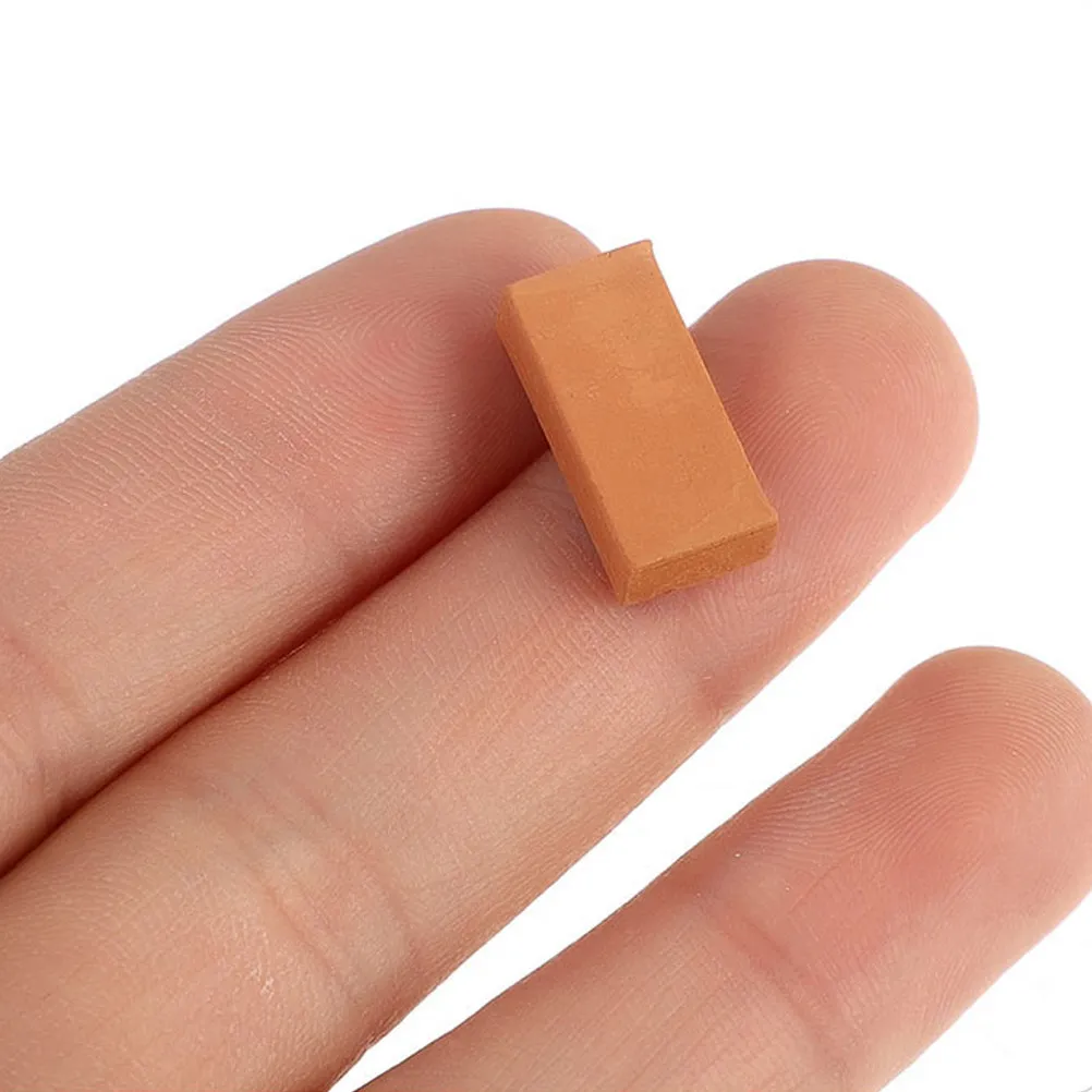 150pcs Miniature Bricks Tiny House Kit Building Clay Small Accessories Safe Durable Realistic Detail DIY Scenes S Table Layout