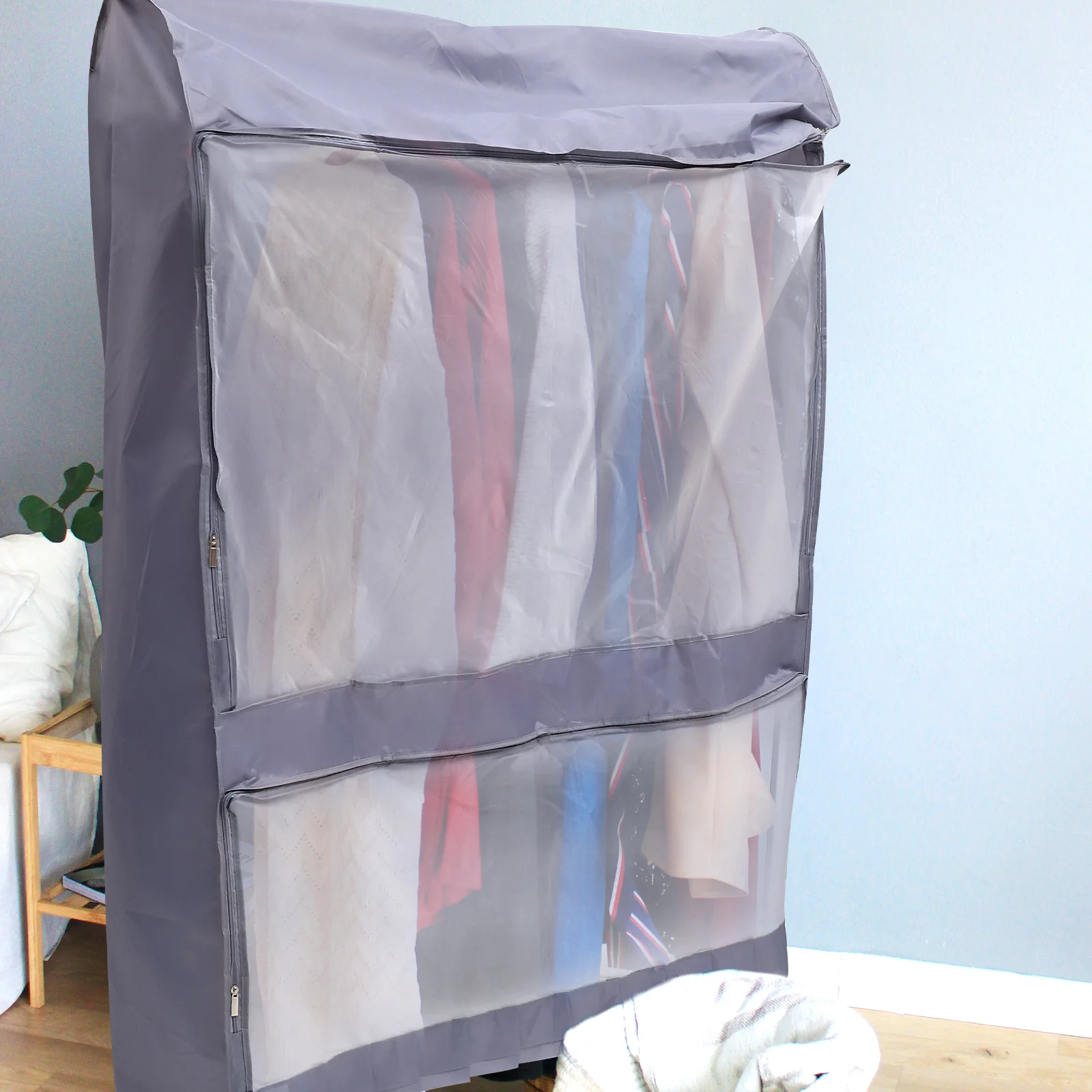 

Refrigerator Dust Cover Breathable Garment Bags for Hanging Clothes Moisture Waterproof