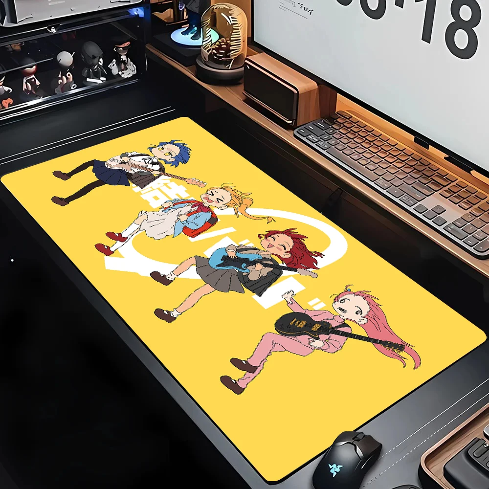 

Bocchi The Rock Anime Large Size Anti-slip Rubber Mouse pad Computer Gaming accessories Keyboard Desktop Decorate Mat for Office