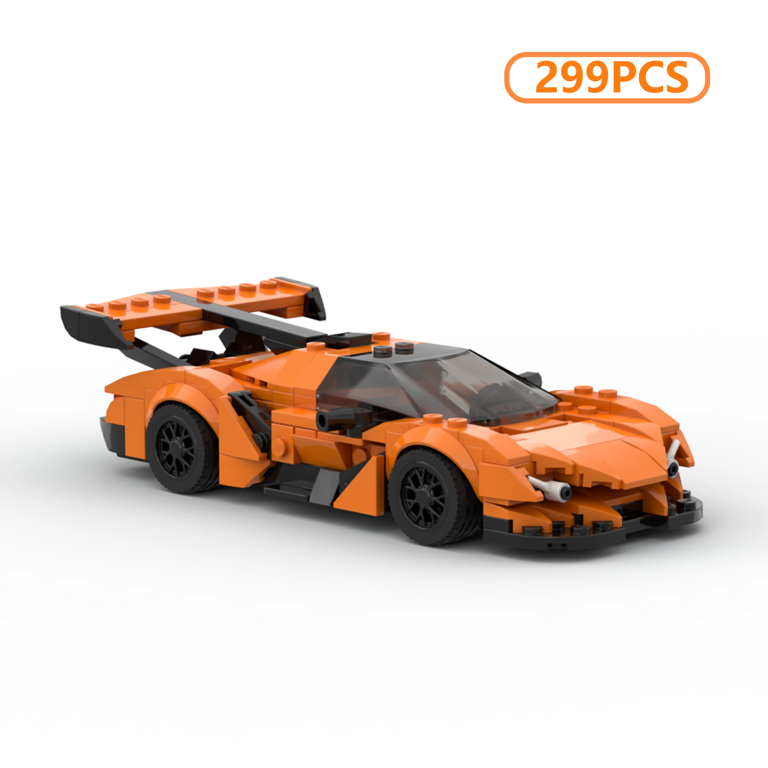 

MOC 78010 Apollo IE Hypercar Building Blocks 8-Stud Speed Series Advanced Model Sports Car for Adults