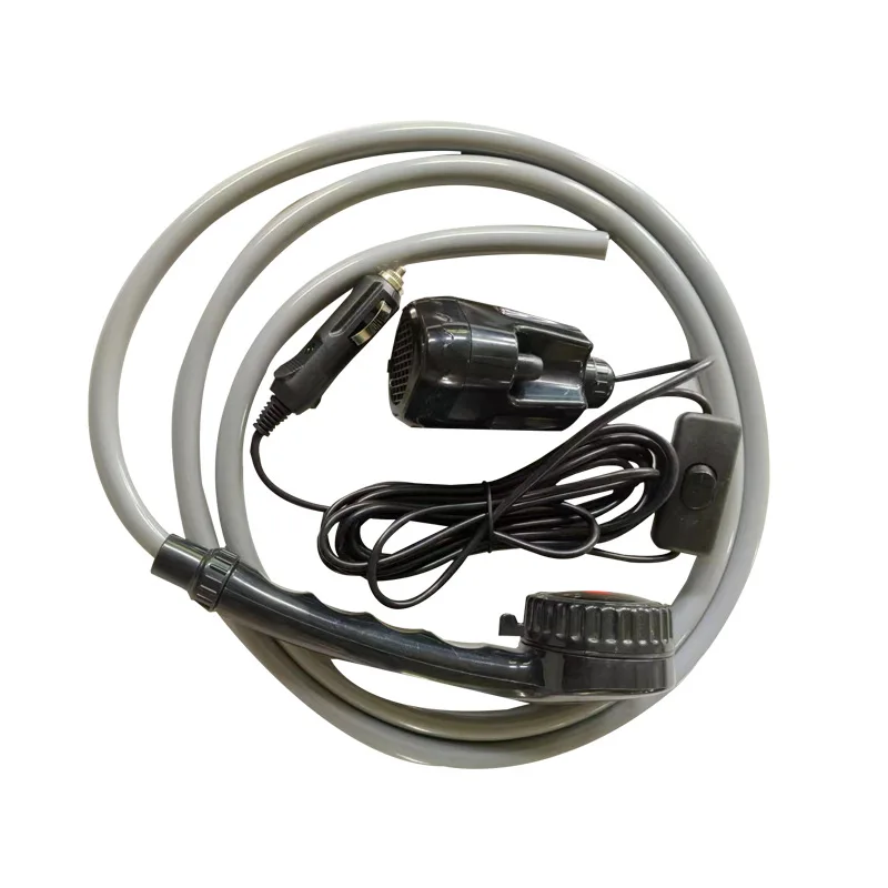 

Manufacturer's Rechargeable Portable Outdoor Camping Shower PVC 20L Capacity Water Pump Shower Head Bag Packaging Hiking Style