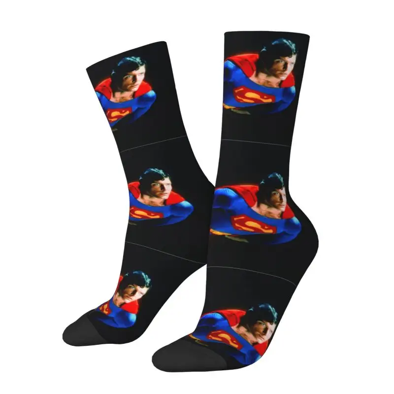 Supermans Mens Crew Socks Unisex Cute 3D Print Dress Socks