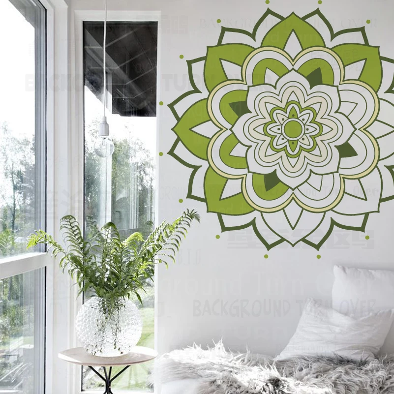 

100cm - 140cm Stencil For Plaster Decor Painting Wall Template To Paint Coloring Mandala Giant For Adults Diy Mural S424