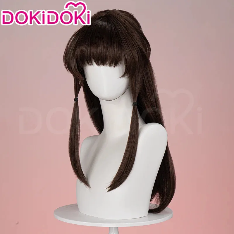 EN STOCK Peluca Hakurei Reimu Anime TouHou Proyecto DokiDoki TouHou Proyecto Peluca Hakurei Reimu Peluca Largo Rizado Ondulado Peluca Halloween