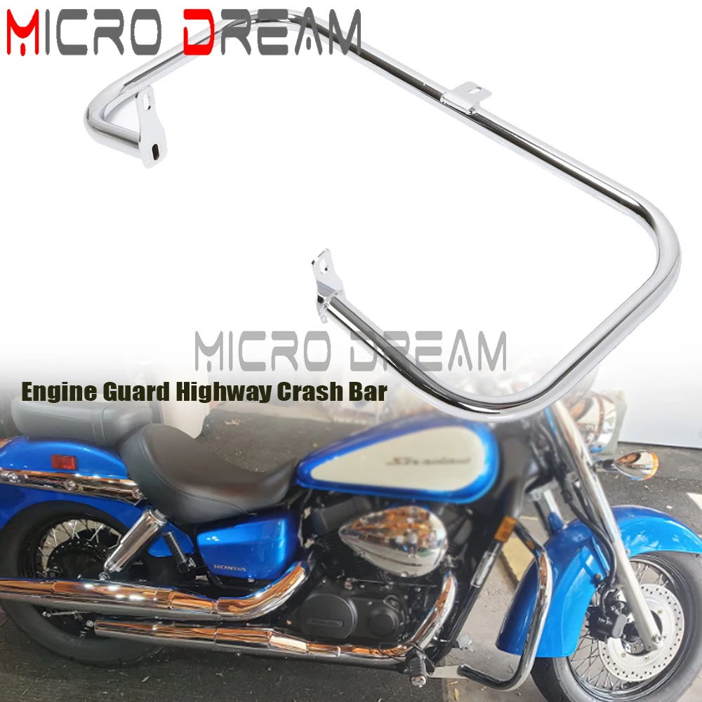 

For Honda Shadow Aero VT 750 750C 400 VT750 VT750C VT400 2004-2011 Motorcycle Engine Guard Protector Highway Crash Bar Chrome