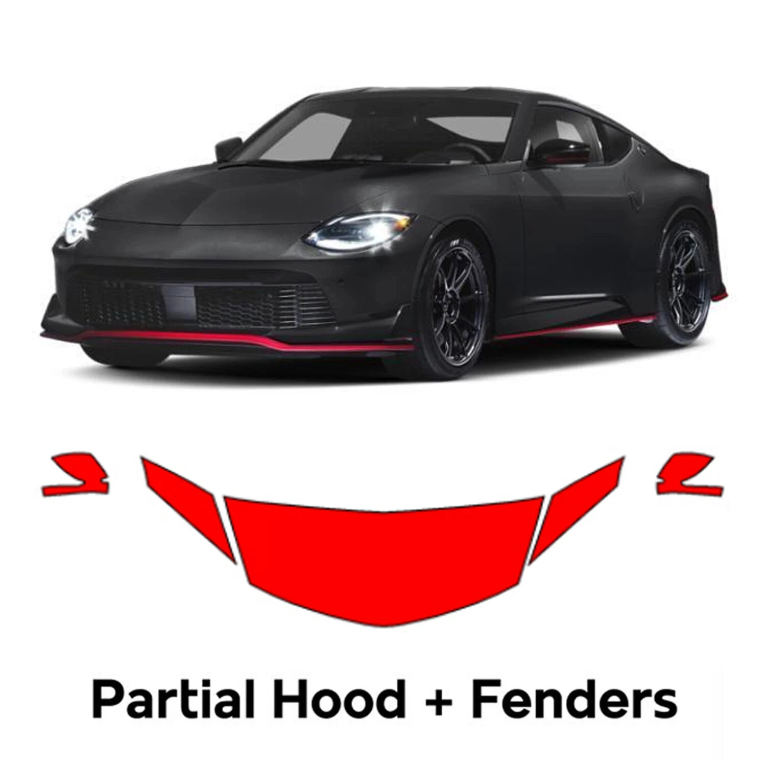 

TPU Scratch-resistant Front Bumper Car Paint Protection Film For Nissan Z Nismo 2023-2025 Car Body Transparent Bra Per-cut PPF