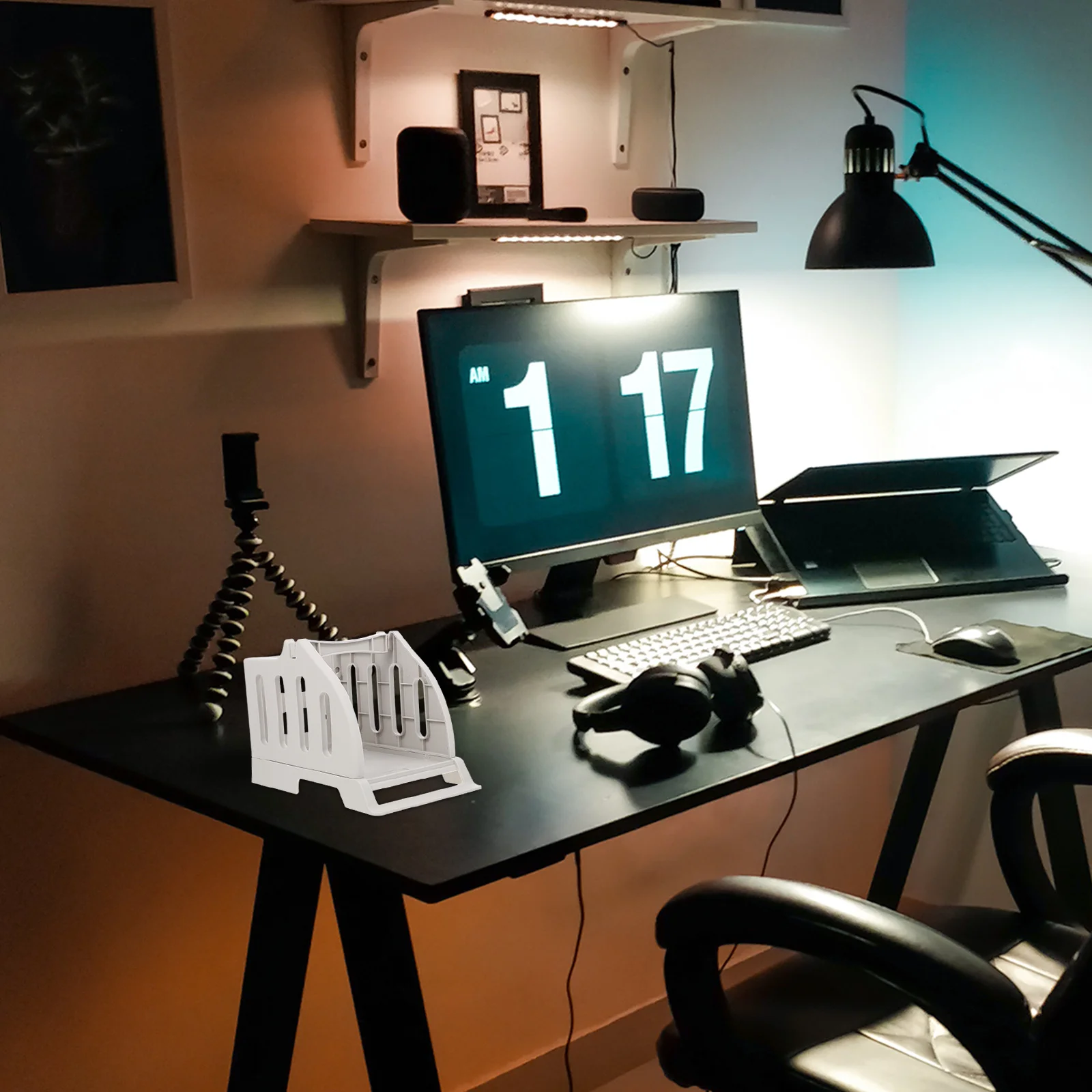 

Label Printer Holder Fan-fold Shipping Labels Dispensers Holders for Storage Boxes Fanfold Stand