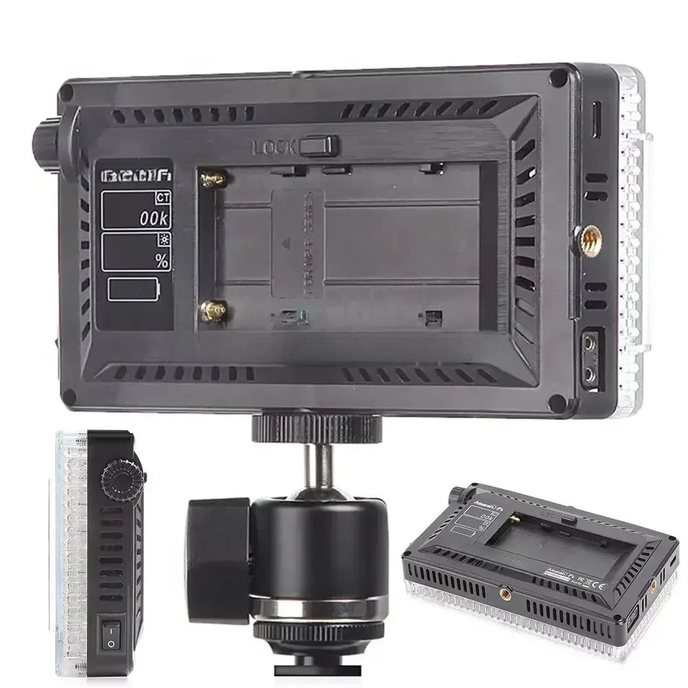 

AL-F7 Photography Fill Light Portable Adjustable Selfie Light Video Small DSLR Camera Handheld Light