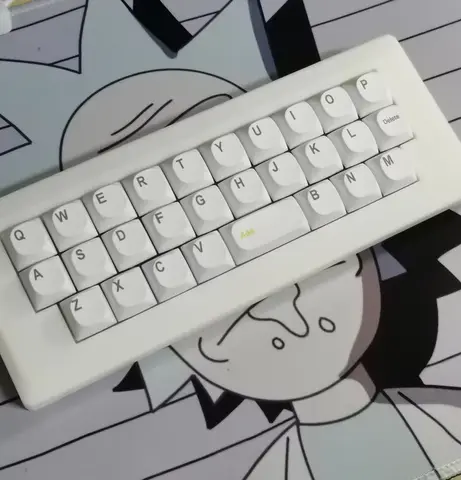 Alpha28 PCB Board RGB Backlit Full Key Hot Swappable Qmk Keyboard PCB Customization Via Key Changing Game Keyboard Accessories