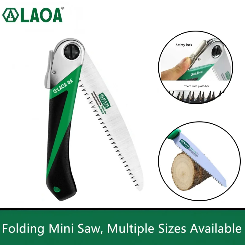 

LAOA Foldable SK5 Garden Saw Sharp Hard Teeth Portable Hand Saw For Tree Trimming Farm Gardening Outdoor Landscaping