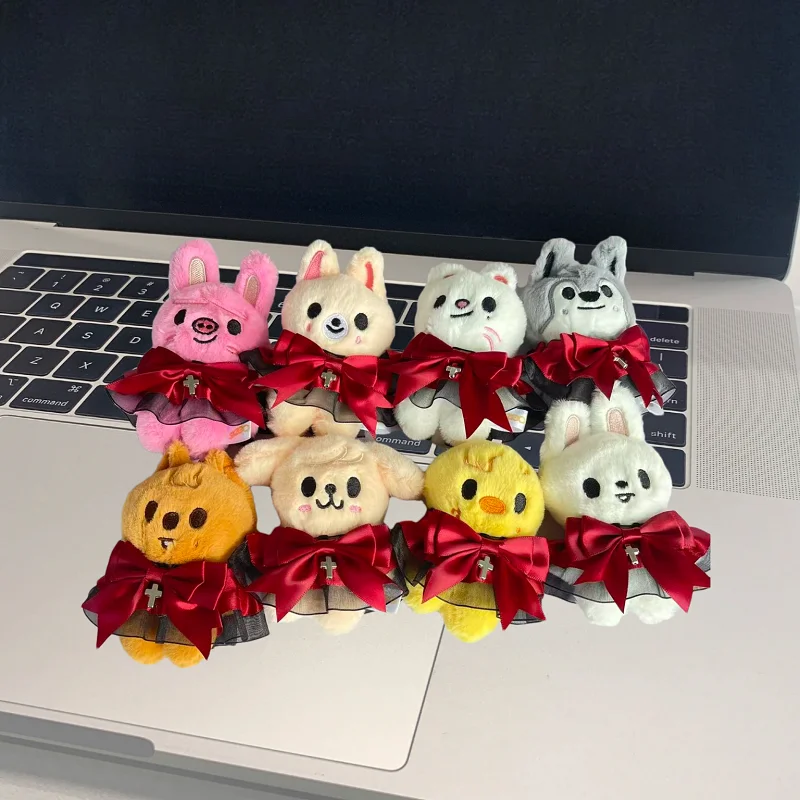 

SKZOO Plush Toy Lace Dress Staykids Keychain Anime Doll Cartoon Plush Keychain Christmas Children's Birthday Gift