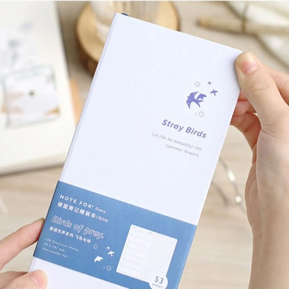 168 Pages Agenda Planner Notebook Multifunction Thick Paper Planner Daily Organizers Art Forest Series Creative