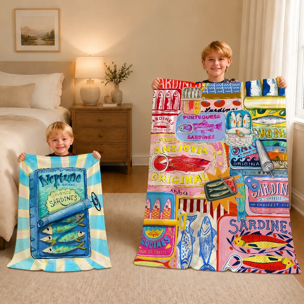 Fashion Salted Fish Retro Splicing Plaid Warm Soft Plush Blanket For Sofa Living Room Nap Home Bedroom Gift Flannel Pet Hogar