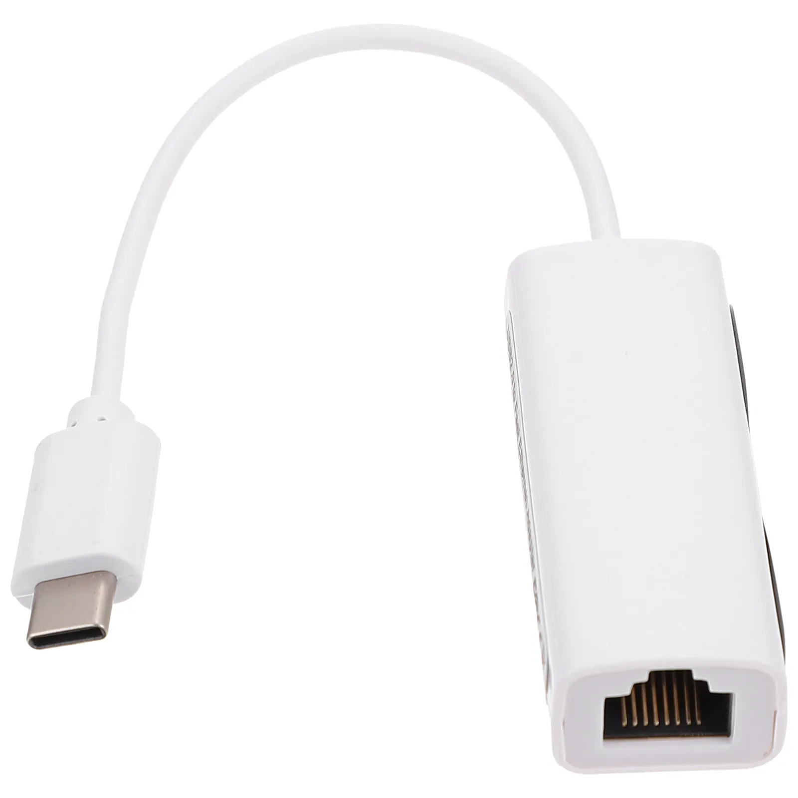 1Pcs USB-C Ethernet Adapter Cable Converter Support 10 100Mbps Auto Detection Compatible for Laptop Business