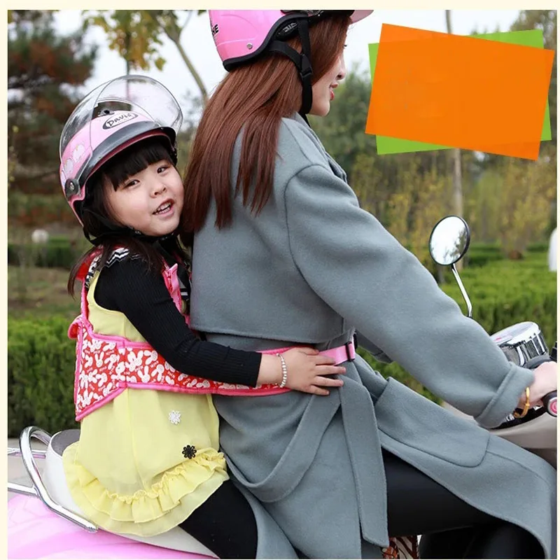 New Design Motorcycles Bicycles Electric Bicycles Riding Child Safety Belts Children Toddlers Red Bule