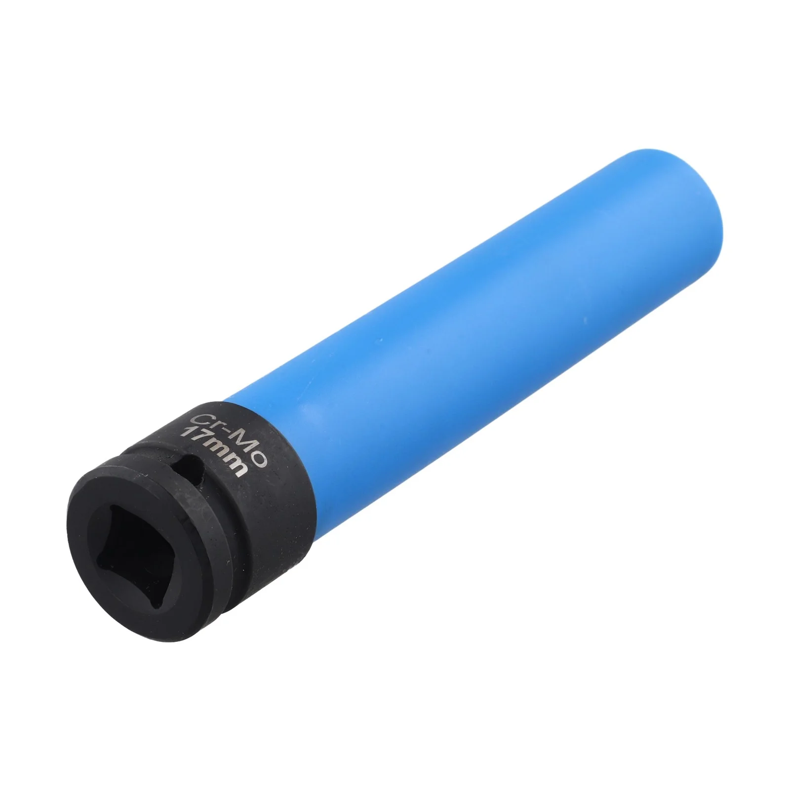 Deep Well Socket Wrench 1/2 Inch Drive 150mm Length For Auto Lug Nuts 17mm 19mm 21mm With Protector Sleeve Tire Change To