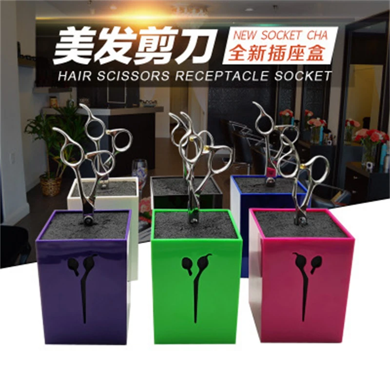 

Hair Salon Hairdressing Scissors Box Professional Hairdresser Hairpin Comb Organizer Case Barbershop Styling Tools Accessories