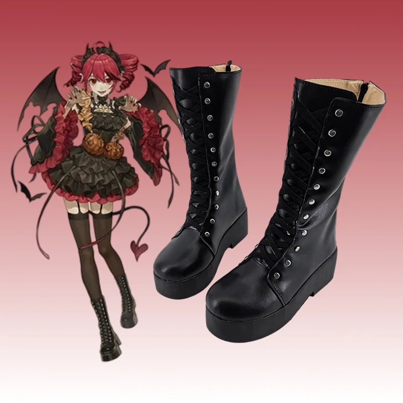 

Halloween Teto Cosplay Shoes Little Devil Boots Women Carnival Party Role Playing