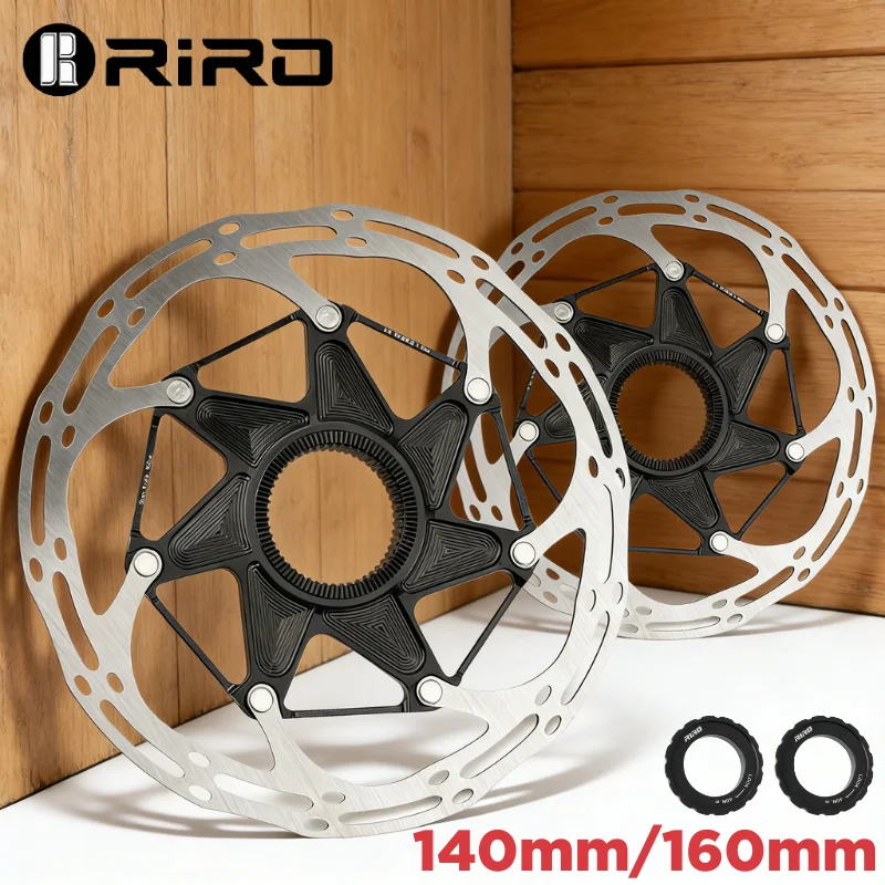 AliExpress NONE Bike Centerlock Disc Rotor High Strength Bicycle Hydraulic Brake Rotor 140/160mm Lightweight Stainless Steel Road MTB Brake Disc
