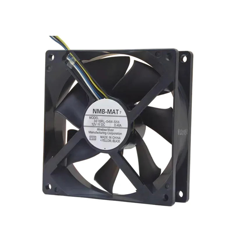 

НОВЫЙ ОРИГИНАЛЬНЫЙ 3610RL-04W-S56 12 В 0,48 А ШИМ 9025 90*90*25 мм 9 см ОХЛАЖДАЮЩИЙ ВЕНТИЛЯТОР