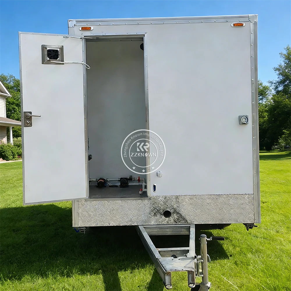 Modern Outdoor Washroom Portable Toilet Mobile Restroom Trailer Smart Bathroom VIP Toilet Trailer for Event Use