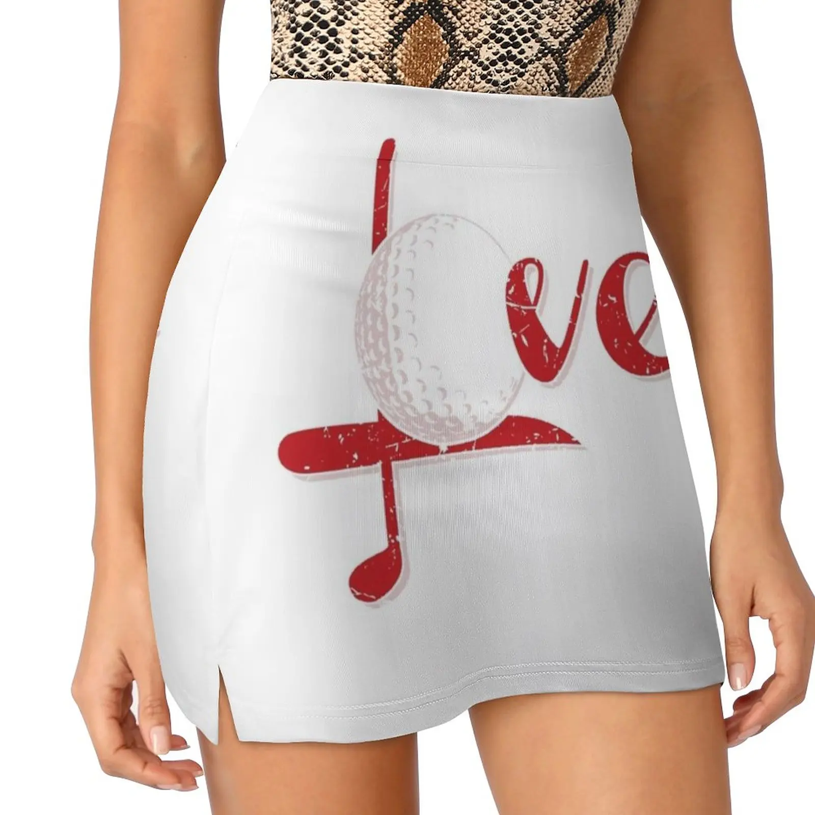 Love – jupe pantalon de Sport de Golf pour femmes, vêtements d'été Y2K, Style Kpop, avec poche, pilote de chauve-souris, 2022