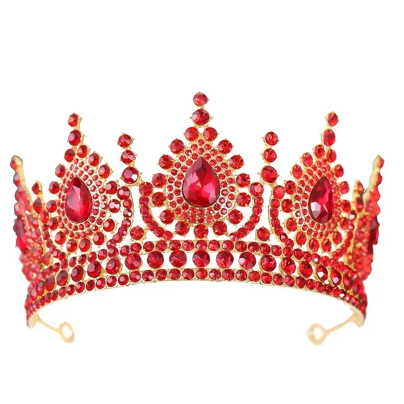 Luxus Kristall Tiaras Und Kronen Für Frauen Braut Strass Prom Prinzessin Diadem Krone Tiara Hochzeit Braut Haar Zubehör