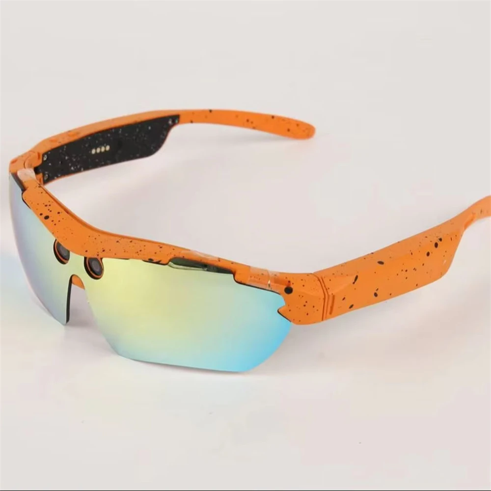 New Sport Smart Glasses 8MP HD Camera 4K Video IP68 Waterproof Real-Time Translation Music Playback AI Assistant Image 32GB