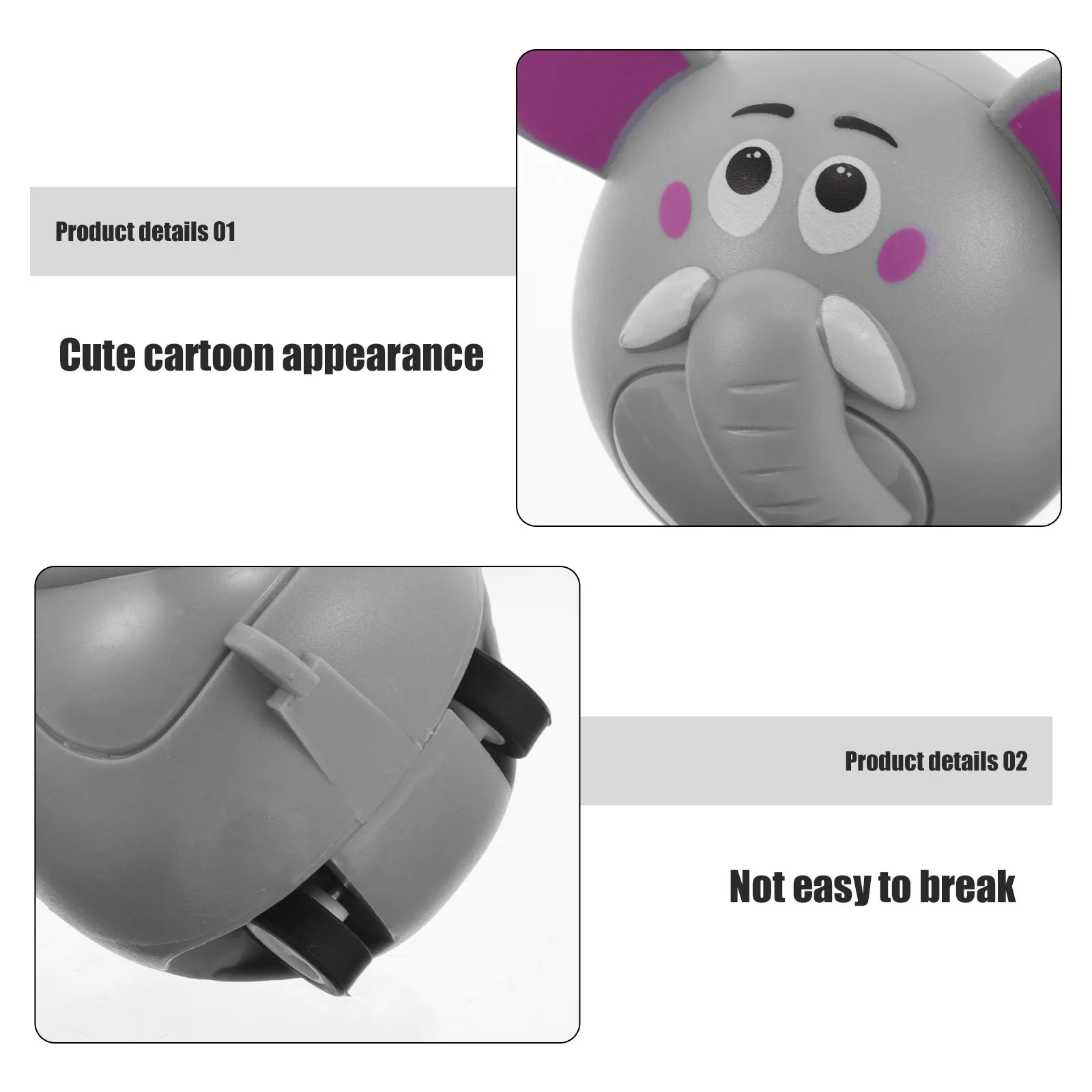 4Pcs Mini Inertia Cars Adorable Cartoon Animal Design Pull Back Function Small Vehicles for Boys Girls Party Favors Teacher