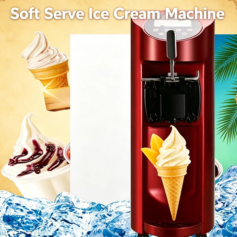 Single Flavor Ice Cream Machine Great Automatic Commercial Ice Cream Machine for Restaurants for Multiple Business