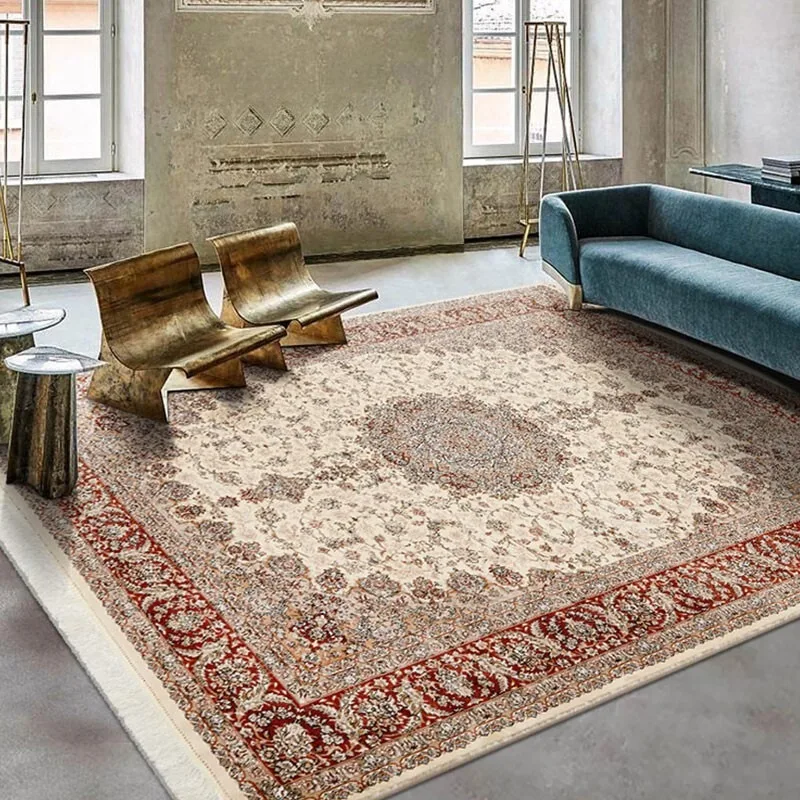 Tapis en soie simulé