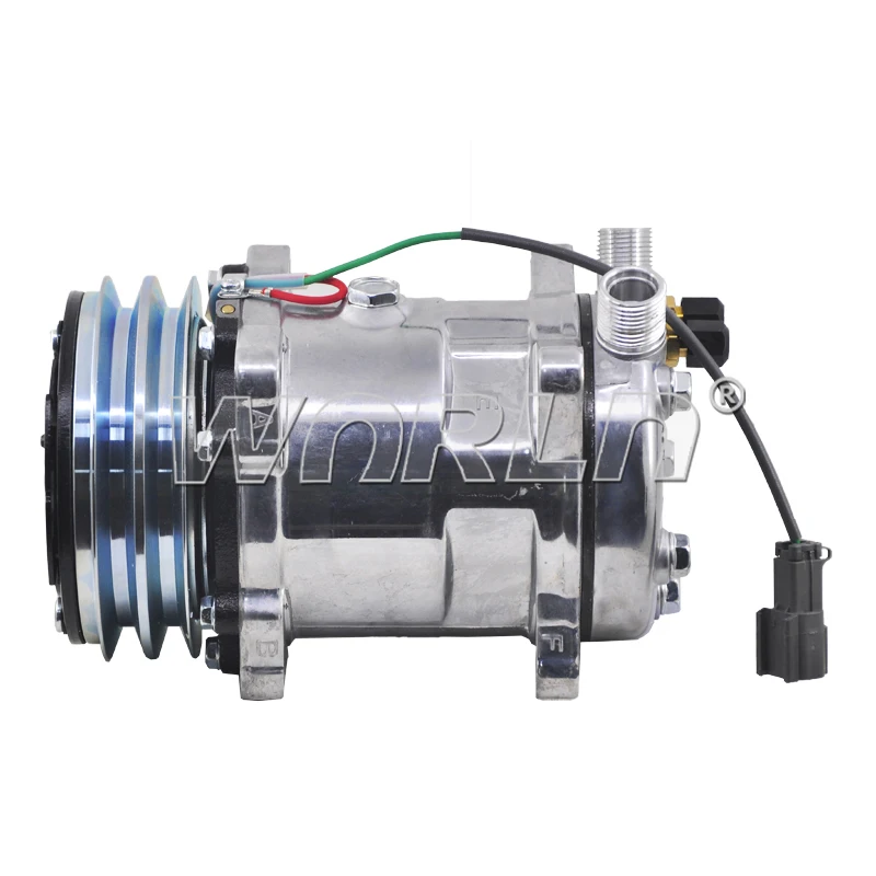 24V Truck Air Conditioner System Compressor 5H14 2A 508 Auto AC Cooling Compressor For Kamaz WXTK173A