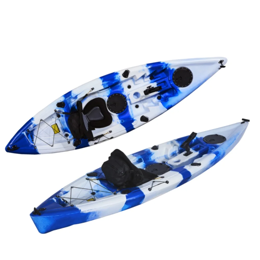 Single Kayak Wild Water Fishing with Luxury Seats and Paddles for Tours and Rivers