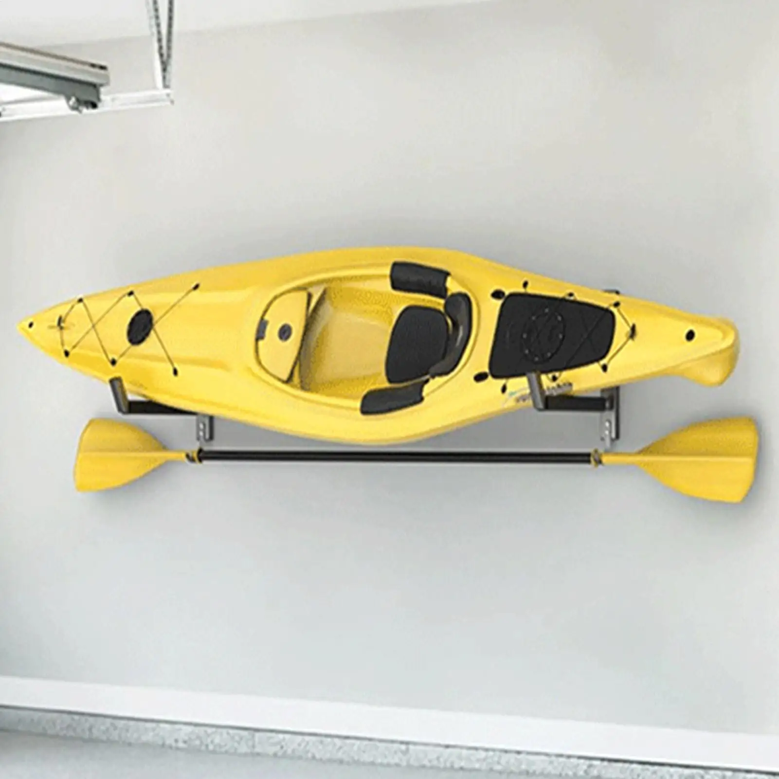

Kayak Wall Rack 2 Pieces 200Lbs Capacity Surfboard Bracket Indoor Wall Mount Kayak Rack For Canoes Indoor Outdoor Fence Home