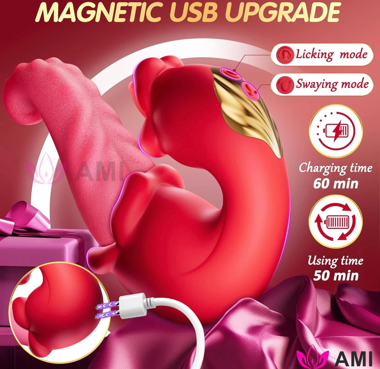Women Sex Toys Clitoral Stimulator Vaginal Licking High-Quality Silicone Electric Massager Women's Masturbation Adult Sex Toys view 5