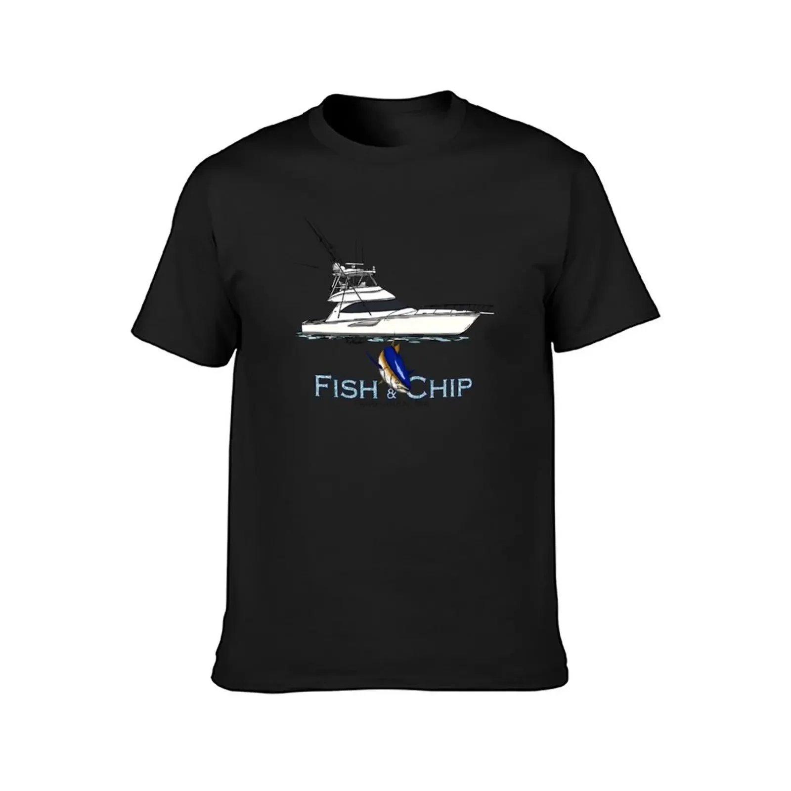 Fish Chip Fairhaven, Massachusetts T-Shirt sports fans Short sleeve tee cotton t shirt men