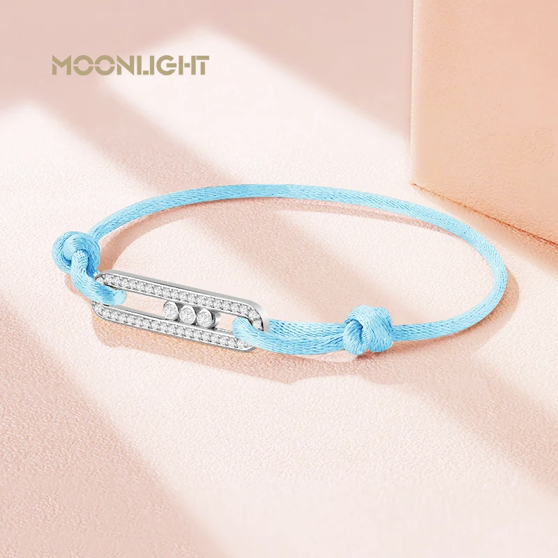 Pulsera clásica con dijes ajustables para mujer, pulseras de diamantes de imitación de circón de alta calidad, regalo de joyería femenina,