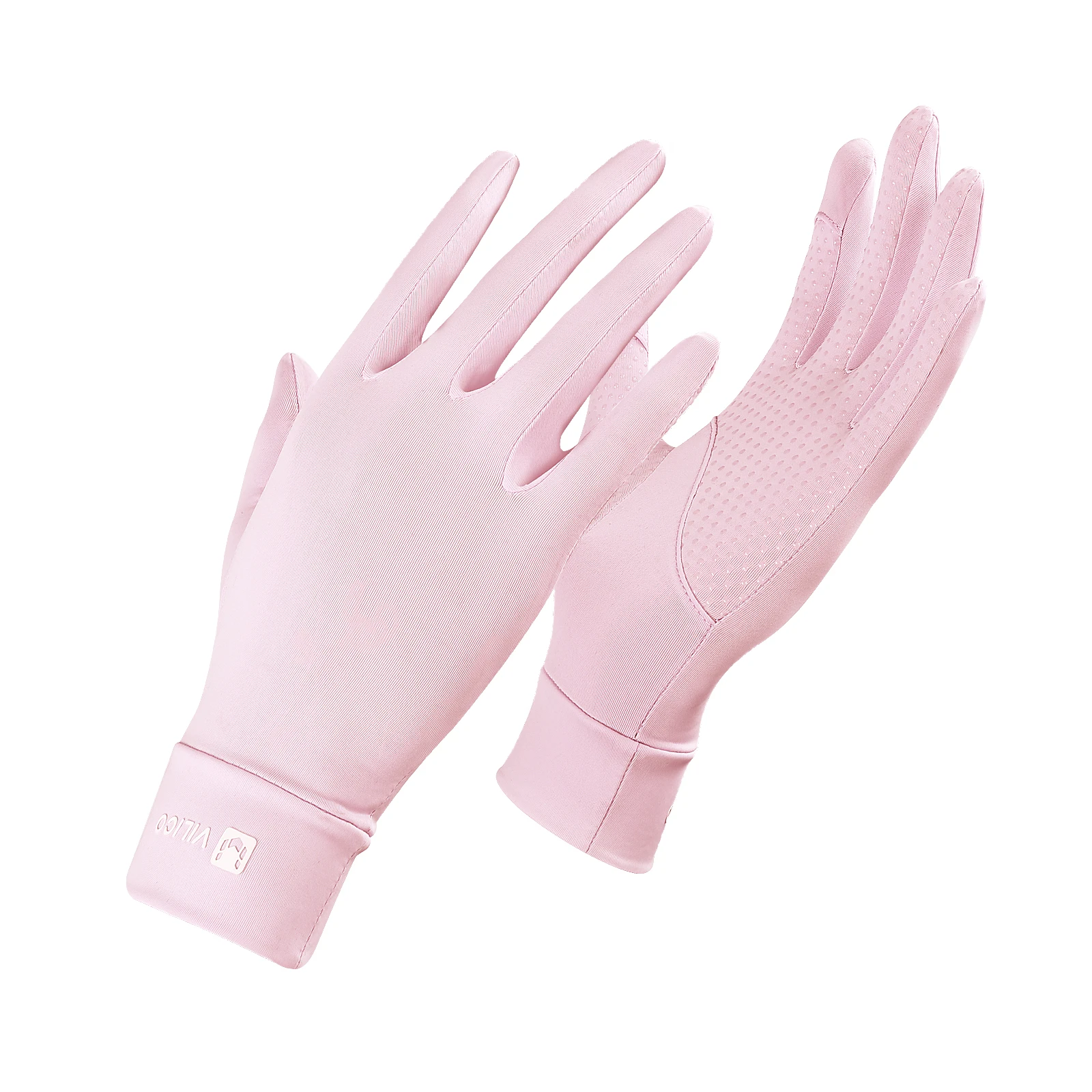 Summer Ice Silk Sunscreen Gloves Women Light Breathable Touchscreen Quick Dry Driving Cycling Anti-slip UPF50+ Anti-uv Gloves