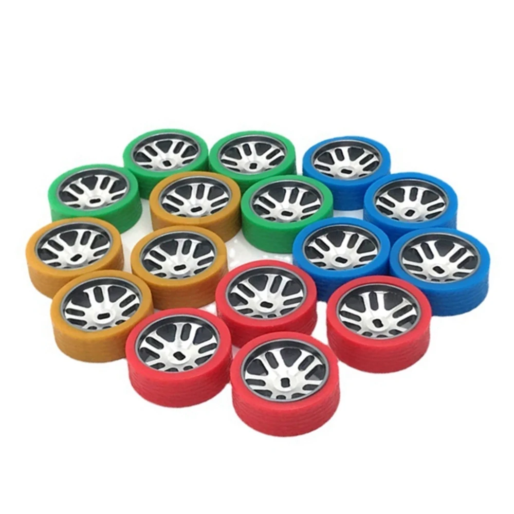 N87R Rubber Wheel Pattern Racing Tires Tyre for Wltoys 284131 K969 K989 P929 P939 Mini-Z Mini-Q 1/28 RC Car Upgrade Parts,4