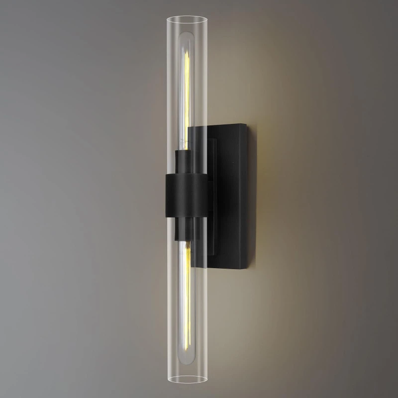 Nordic Minimalist LED Glass Wall Sconce Modern Decorative Lighting Suitable for Living Room Bedroom Study Indoor Home Decoration