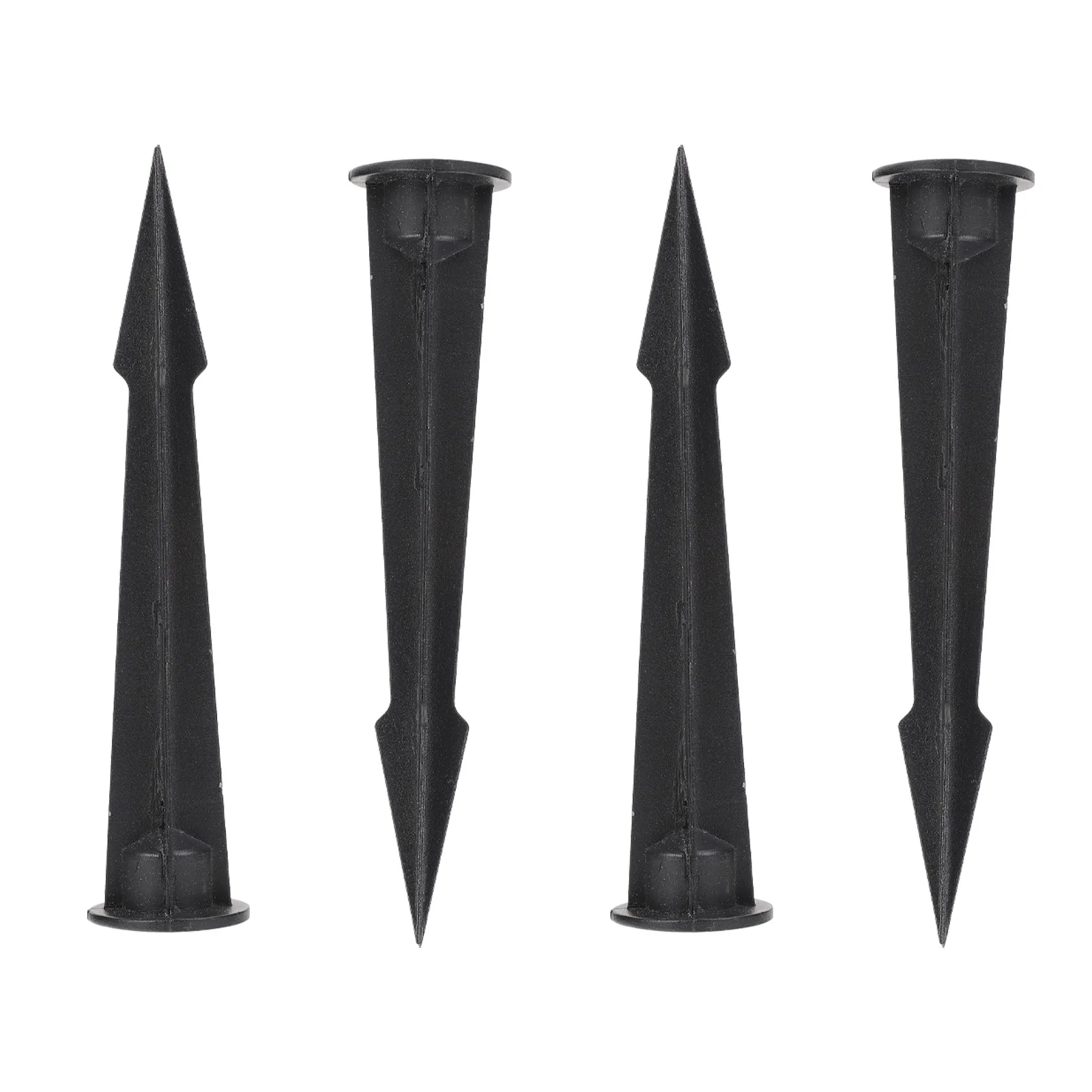 

4Pcs Solar Lawn Lamp Ground Spikes Aluminum Durable Rustproof Ground Stakes for Outdoor LED Lights Garden Lawn Decoration