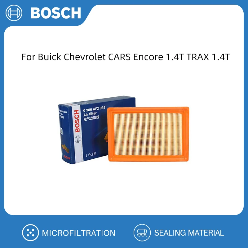 

BOSCH Air Filter For Buick Chevrolet CARS Encore 1.4T TRAX 1.4T Replacement Auto Accessories 95021102