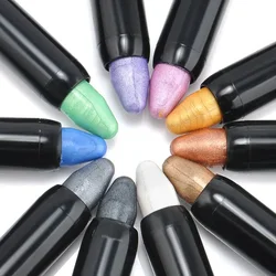 Waterproof Pearlescent Eyeshadow Pencil Stick 15 Colors Lasting Glitter Shimmer Eye Shadow Pen Eyeliner Stick Eyes Makeup Tools