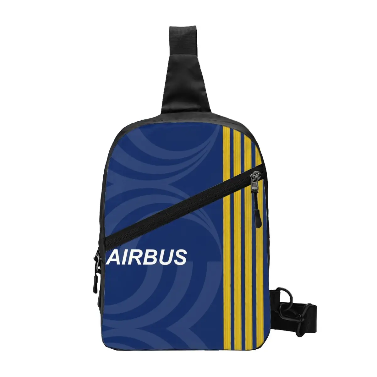 

Custom Airbus Fighter Pilot Sling Bag for Men Cool Aviation Airplane Shoulder Chest Crossbody Backpack Travel Hiking Daypack