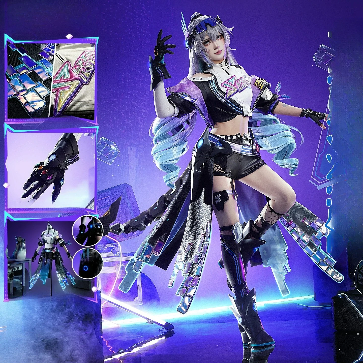 

Honkai: Star Rail Silver Wolf Halloween Uniform Carnival Party Play Role Clothes